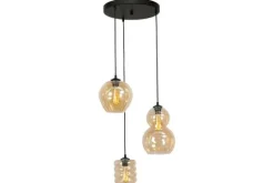 Discount Masterlight Hanglamp 2262-05-35-3-14-237 Quinto Amber