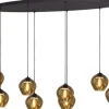 Masterlight Hanglamp 2264-05-160-60-8-3 Quinto Smoke