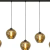 Masterlight Hanglampen^Hanglamp 2261-05-130-5-05-3 Quinto Smoke