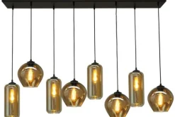 Masterlight Hanglampen^Hanglamp 2261-05-130-25-8-35 Quinto Smoke