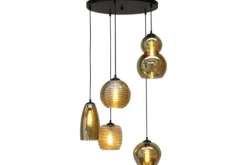 Sale Masterlight Hanglamp 2262-05-50-5-05-1236 Quinto Smoke