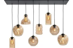 Highlight Hanglampen^Hanglamp Amberglas Fantasy