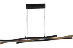 Searchlight Hanglampen^Hanglamp 32104-1BK Bloom Swirl