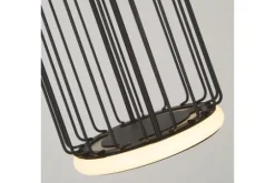 Discount Searchlight Hanglamp 54212-1BK Circolo Cage