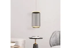 Discount Searchlight Hanglamp 54212-1BK Circolo Cage