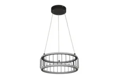 New Searchlight Hanglamp 54213-1BK Circolo Cage