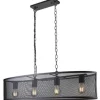 Sale Searchlight Hanglamp 2484-4BK Fishnet