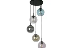 Best Searchlight Hanglamp 94005-5BK Mardi Gras II