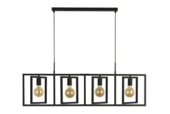 New Searchlight Hanglamp 23203-4BK Plaza