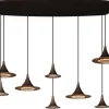Ztahl Hanglampen^Hanglamp deens ovaal 6700-platinum Arezzo
