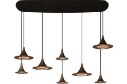 Ztahl Hanglampen^Hanglamp deens ovaal 6700-platinum Arezzo