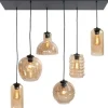 New Highlight Hanglamp Goud Amberglas Fantasy