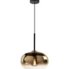 Highlight Hanglampen^Hanglamp goudkleurig glas Bellini