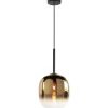 Highlight Hanglampen^Hanglamp goudkleurig glas Bellini