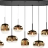 Best Highlight Hanglamp goudkleurig glas Bellini