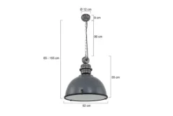 Steinhauer Hanglampen^Hanglamp 7834GR XXL Bikkel
