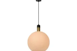 Lucide Hanglampen^Hanglamp Julius Opaal