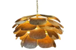New Leclercq & Bouwman Hanglamp LB046-12+1 ambachtelijk brons Artisjok |