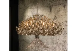 Leclercq & Bouwman Hanglampen^Hanglamp LB039/12+1 ambachtelijk zilver Aix |