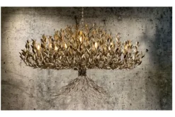 Leclercq & Bouwman Hanglampen^Hanglamp LB039/12+1 ambachtelijk zilver Aix |