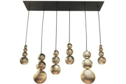 Leclercq & Bouwman Hanglampen^Hanglamp LB780-6 ovaal ambachtelijk zilver Allure |