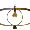 Leclercq & Bouwman Hanglampen^Hanglamp LB048-1+1 ovaal brons Breeze |