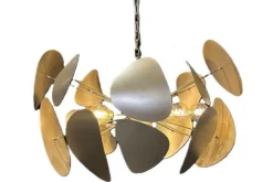 Hot Leclercq & Bouwman Hanglamp LB555-8+1 ovaal brons Galaxy |