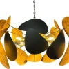 Hot Leclercq & Bouwman Hanglamp LB555-8+1 ovaal textured black Galaxy |