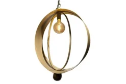 Leclercq & Bouwman Hanglampen^Hanglamp LB047-1+1 rond brons Breeze |