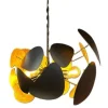 Leclercq & Bouwman Hanglampen^Hanglamp LB555-3+1 rond textured black Galaxy |