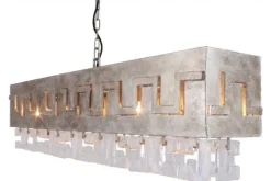 Outlet Leclercq & Bouwman Hanglamp LB018-8+1 silver Casero |