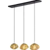 Toms Luxury Lights Hanglampen^Hanglamp 3-lichts Amber Melt