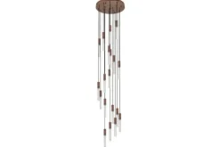 Best Toms Luxury Lights Hanglamp 19-lichts Antiek Brons Maud