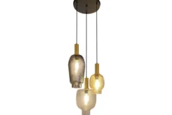 Toms Luxury Lights Hanglampen^Hanglamp 3-lichts Cici