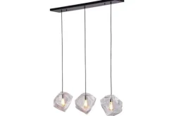 Toms Luxury Lights Hanglampen^Hanglamp 3-lichts clear Yara
