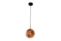 Toms Luxury Lights Hanglampen^Hanglamp 1-lichts Copper Boaz