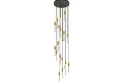 Toms Luxury Lights Hanglampen^Hanglamp 19-lichts Goud Maud