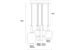 Lucide Hanglampen^Hanglamp 6-lichts Joanet