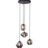 Toms Luxury Lights Hanglampen^Hanglamp 4-lichts rond Connor