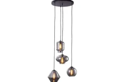 Toms Luxury Lights Hanglampen^Hanglamp 4-lichts rond Connor