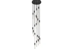 Toms Luxury Lights Hanglamp 19-lichts Zwart Maud