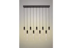 Discount Toms Luxury Lights Hanglamp 9-lichts Zwart Maud