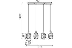 Online Searchlight Hanglamp Radiance