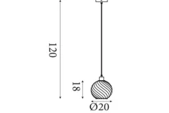 Searchlight Hanglampen^Hanglamp Radiance