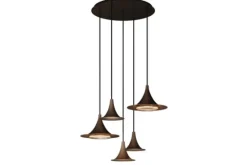 Ztahl Hanglampen^Hanglamp rond 214357-platinum Arezzo