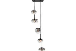 New Highlight Hanglamp rookkleurig glas Bellini