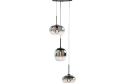 Highlight Hanglampen^Hanglamp rookkleurig glas Bellini
