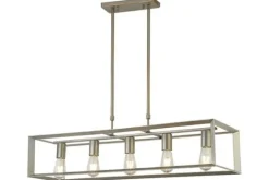 Searchlight Hanglampen^Hanglamp 2415-5SI Heaton