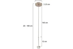 Steinhauer Hanglampen^Hanglamp 3602ST Sparkled Light
