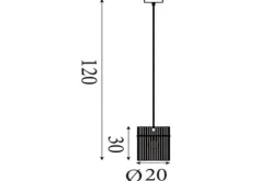 New Searchlight Hanglamp  Swizzle
